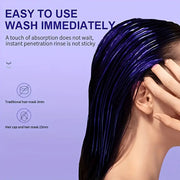 ROZINO Keratin Purple & Blue Hair Mask - Anti-Brass Toning Treatment