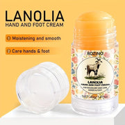 ROZINO Lanolia Hand & Foot Cream 40g - Moisturizing Care for Dry Cracked Skin