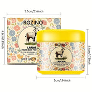 ROZINO Lanolin Hand & Foot Cream - Moisturizing Lotion for Dry Skin