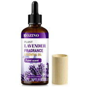 ROZINO Lavender Essential Oil 100ml - Pure Natural for Diffusers, Aromatherapy & Soap Making