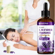 ROZINO Lavender Essential Oil 100ml - Pure Natural for Diffusers, Aromatherapy & Soap Making