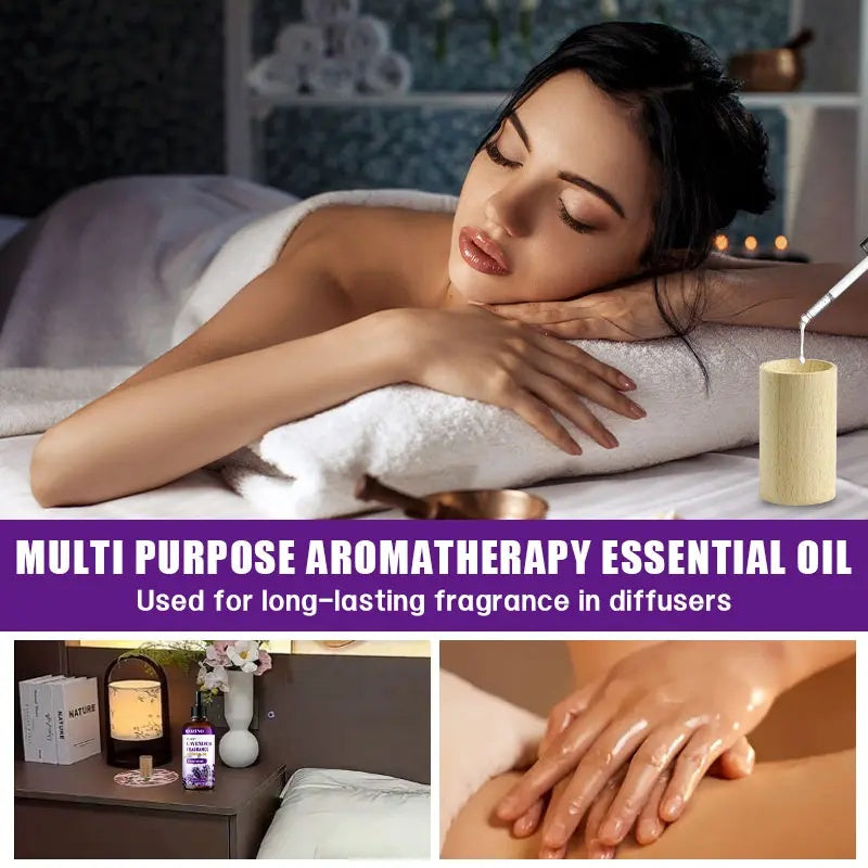 ROZINO Lavender Essential Oil 100ml - Pure Natural for Diffusers, Aromatherapy & Soap Making