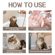 ROZINO Maine Coon Cat Shampoo - Oat Nourishing & Gentle Cleansing