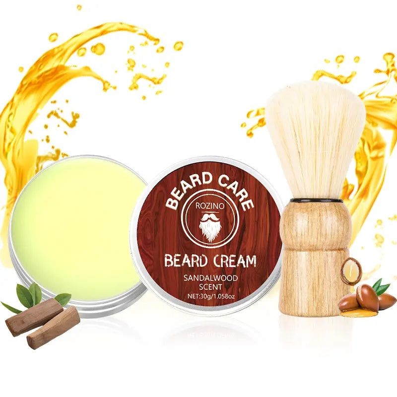 ROZINO Men's Sandalwood Scented Shaving Cream - 30g