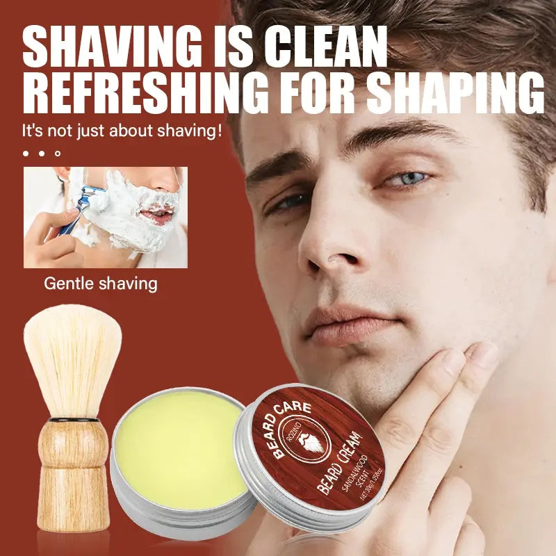ROZINO Men's Sandalwood Scented Shaving Cream - 30g