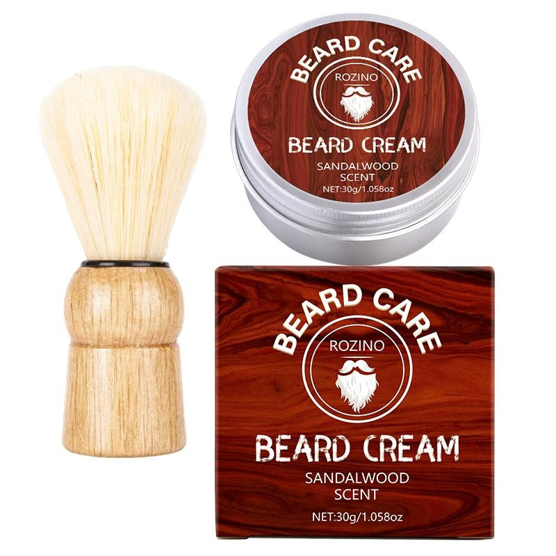 ROZINO Men's Sandalwood Scented Shaving Cream - 30g