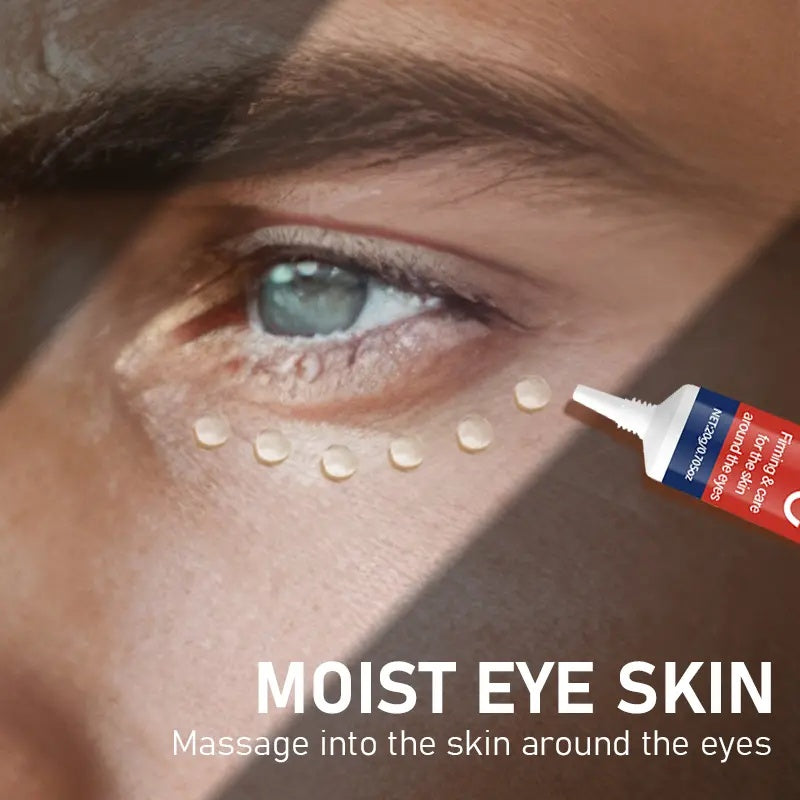 ROZINO Men's Eye Cream for Dark Circles & Puffiness - Anti-Aging with Aloe Vera, 20g