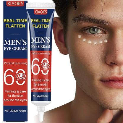 ROZINO Men's Eye Cream for Dark Circles & Puffiness - Anti-Aging Formula Reduces Eye Bags Wrinkles Fine Lines with Aloe Vera 20g