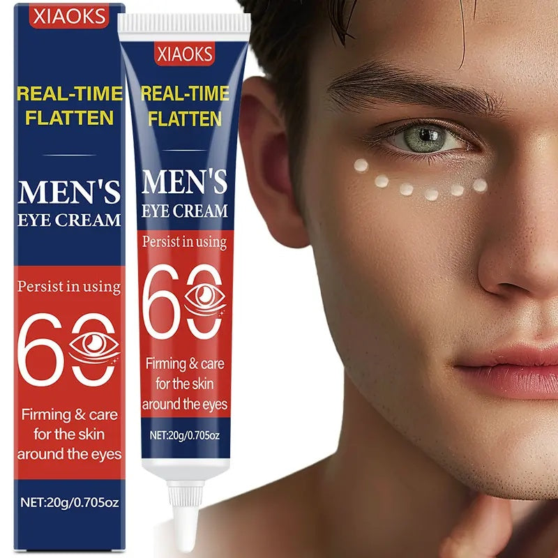 ROZINO Men's Eye Cream for Dark Circles & Puffiness - Anti-Aging with Aloe Vera, 20g