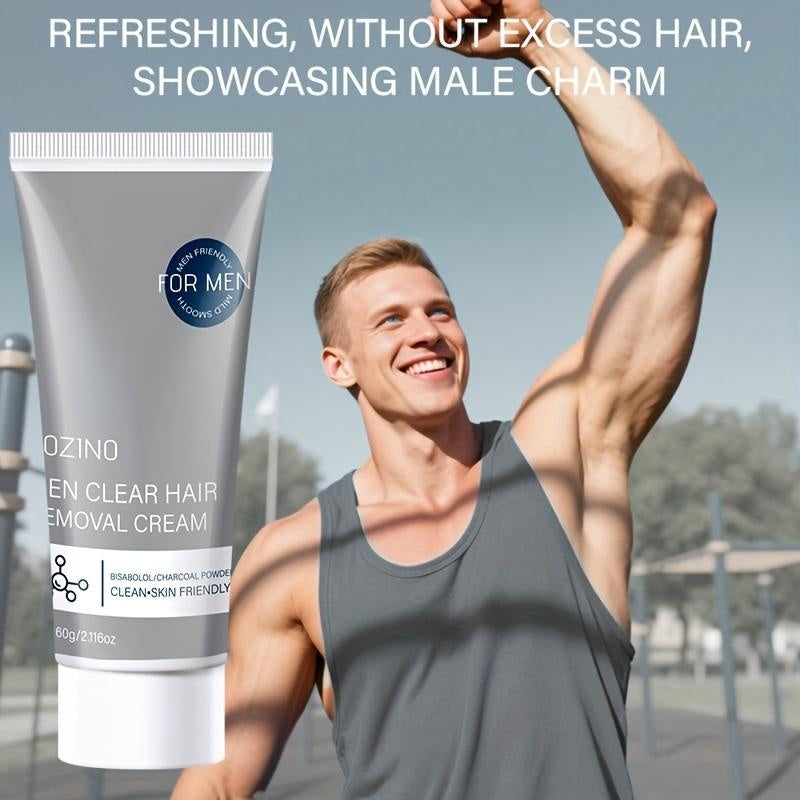 ROZINO Men's Hair Removal Cream - Moisturizing & Nourishing Formula
