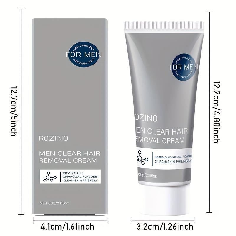 ROZINO Men's Hair Removal Cream - Moisturizing & Nourishing Formula