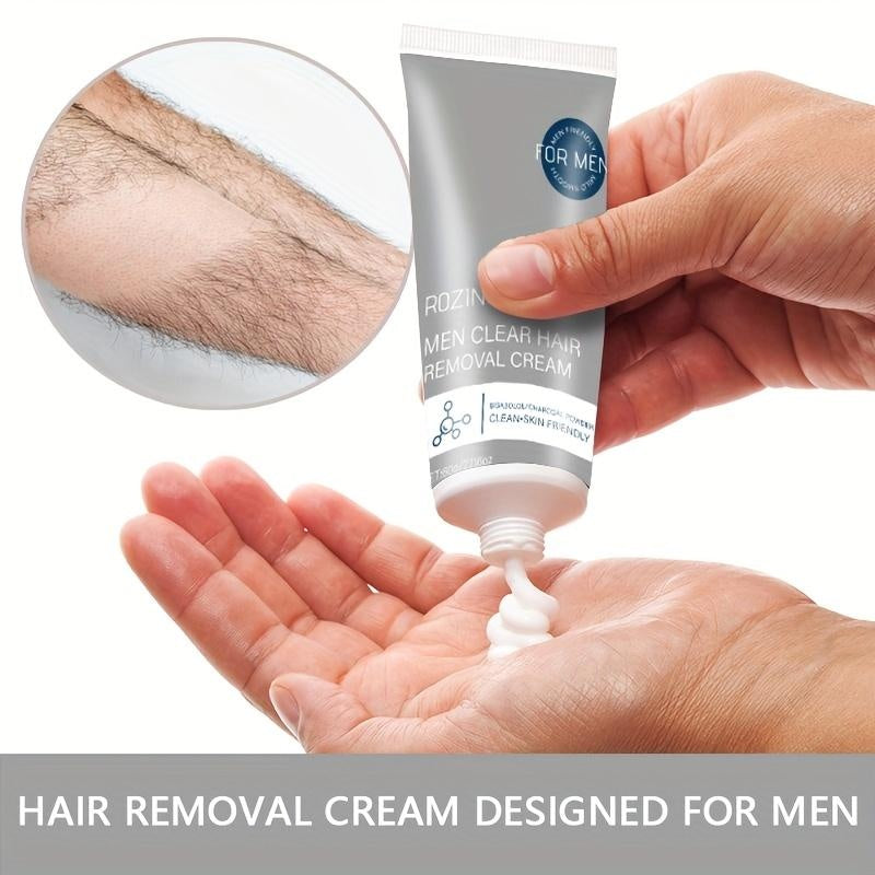 ROZINO Men's Hair Removal Cream - Moisturizing & Nourishing Formula
