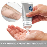 ROZINO Men's Hair Removal Cream - Moisturizing & Nourishing Formula
