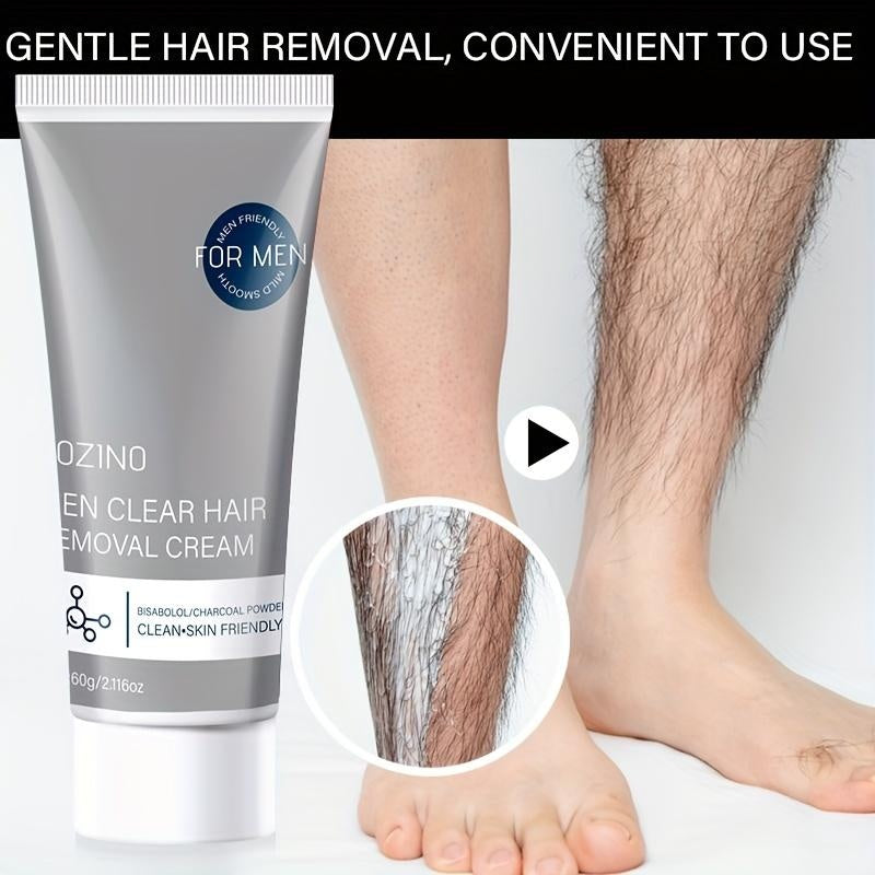 ROZINO Men's Hair Removal Cream - Moisturizing & Nourishing Formula