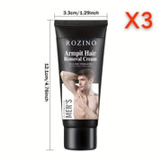 Rozino Men's Hair Removal Cream for Armpit & Body - Gentle Formula