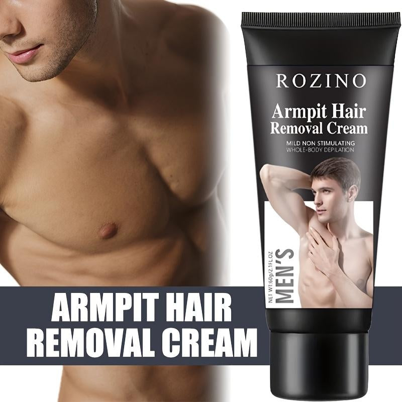 Rozino Men's Hair Removal Cream for Armpit & Body - Gentle Formula