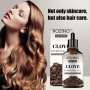 ROZINO Clove Essential Oil - 100ml Natural Aromatherapy Oil for Skin & Hair