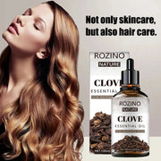 ROZINO Clove Essential Oil - 100ml Natural Aromatherapy Oil for Skin & Hair