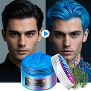 ROZINO One-Touch Blue Hair Wax - Temporary Hair Color Gel