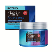 ROZINO One-Touch Blue Hair Wax - Temporary Hair Color Gel