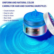 ROZINO One-Touch Blue Hair Wax - Temporary Hair Color Gel