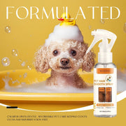ROZINO Pet Hair Smoothing Spray with Plant Keratin - Dog & Cat Grooming