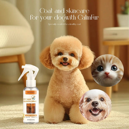 ROZINO Pet Hair Smooth Spray - Plant Keratin - Infused Care for Your Furry Friend