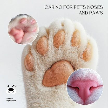 ROZINO Pet Paw & Nose Balm - Vitamin E Moisturizing for Smooth Paws