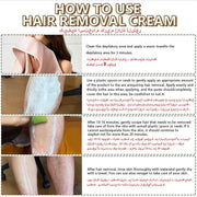 ROZINO Facial Hair Removal Cream with Coconut Oil & Plant Extracts