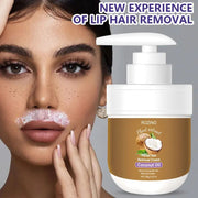 ROZINO Facial Hair Removal Cream with Coconut Oil & Plant Extracts