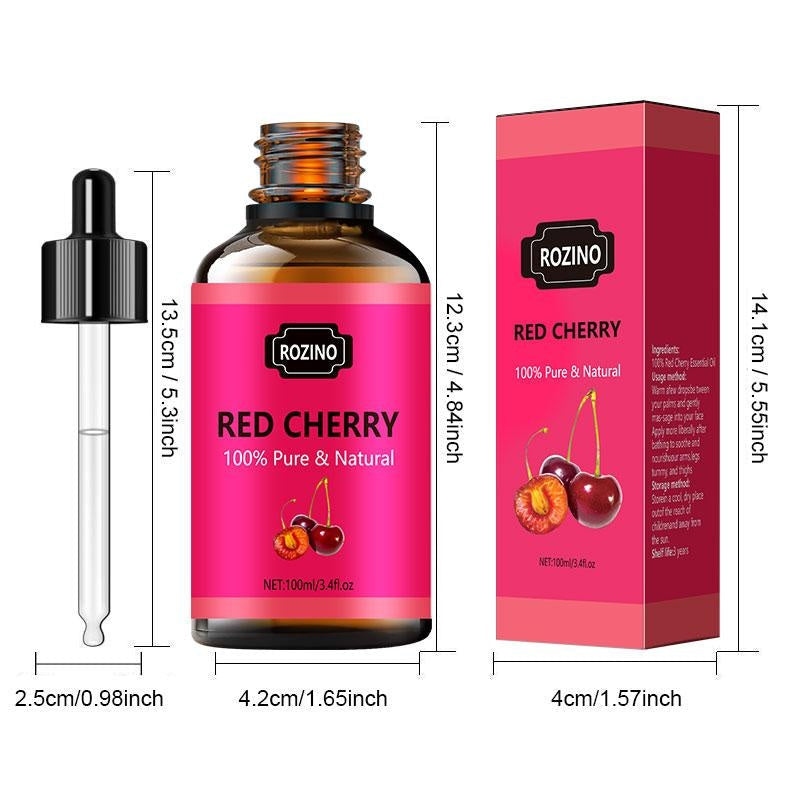 Rozino Red Cherry Essential Oil - Body & Hair Moisturizing Treatment