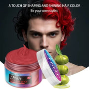 ROZINO Red Hair Dye Styling Wax - Temporary Color & Hold