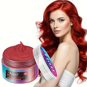 ROZINO Red Hair Dye Styling Wax - Temporary Color & Hold
