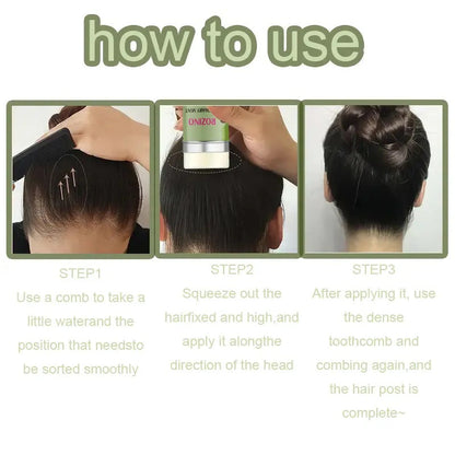 Rozino Rosemary Mint Hair Wax Stick 75g Tames Frizz Smooths Broken Hair Long Lasting Styling for Daily Party Sports Moisturizing Smooth Formula
