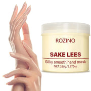 ROZINO Sake Lees Hand Mask - Moisturizing Hand Care Treatment, 280g