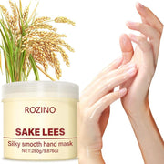 ROZINO Sake Lees Hand Mask - Moisturizing Hand Care Treatment, 280g