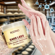 ROZINO Sake Lees Hand Mask - Nourishing & Moisturizing Treatment, 280g