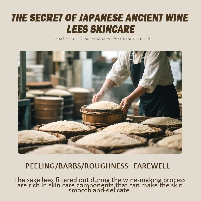 ROZINO Sake Lees Hand Mask - Nourishing & Moisturizing Treatment, 280g