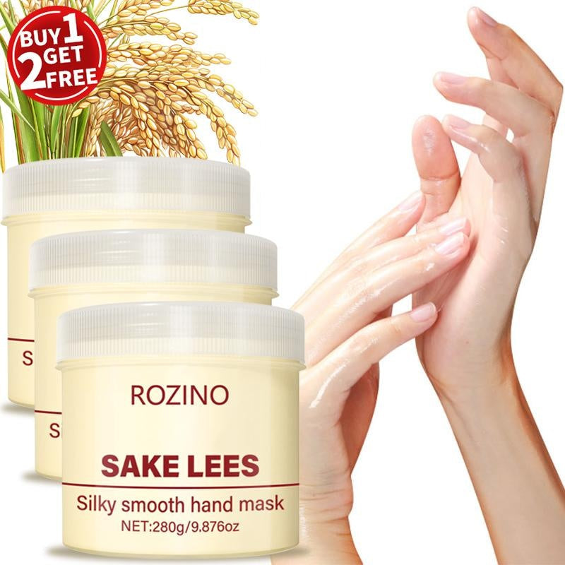 ROZINO Sake Lees Silky Smooth Hand Mask - Moisturizing Hand Care