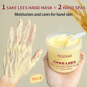 ROZINO Sake Lees Silky Smooth Hand Mask - Moisturizing Hand Care