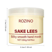 ROZINO Sake Lees Silky Smooth Hand Mask - Moisturizing Hand Care