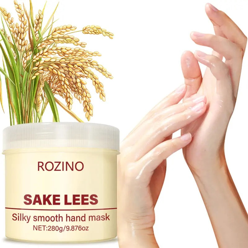 ROZINO Sake Lees Silky Smooth Hand Mask - Moisturizing Hand Care