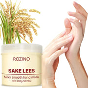 ROZINO Sake Lees Silky Smooth Hand Mask - Moisturizing Hand Care
