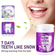 Rozino Snow Tooth Powder - 7-Day Teeth Whitening, Mint Flavor, 80ml