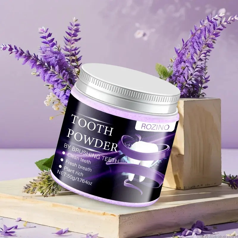 ROZINO Natural Tooth Powder - Fresh Breath & Clean Teeth, 50g