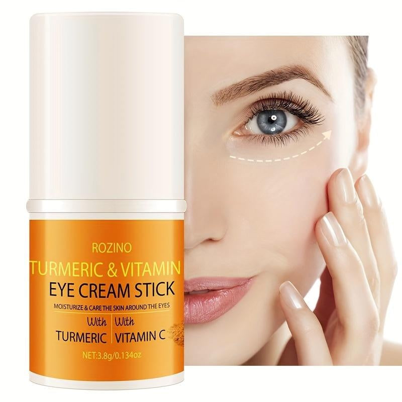 ROZINO Turmeric Eye Cream Stick - Hydrating Firming Anti-Wrinkle Treatment