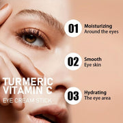 ROZINO Turmeric Eye Cream Stick - Hydrating Firming Anti-Wrinkle Treatment