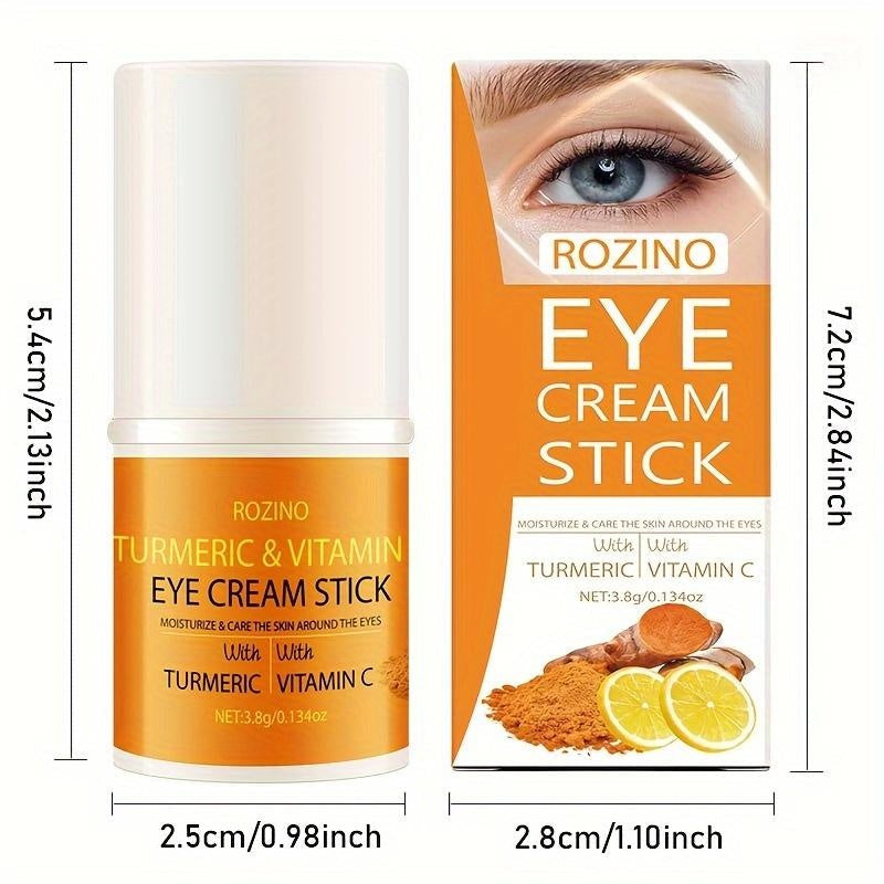 ROZINO Turmeric Eye Cream Stick - Hydrating Firming Anti-Wrinkle Treatment