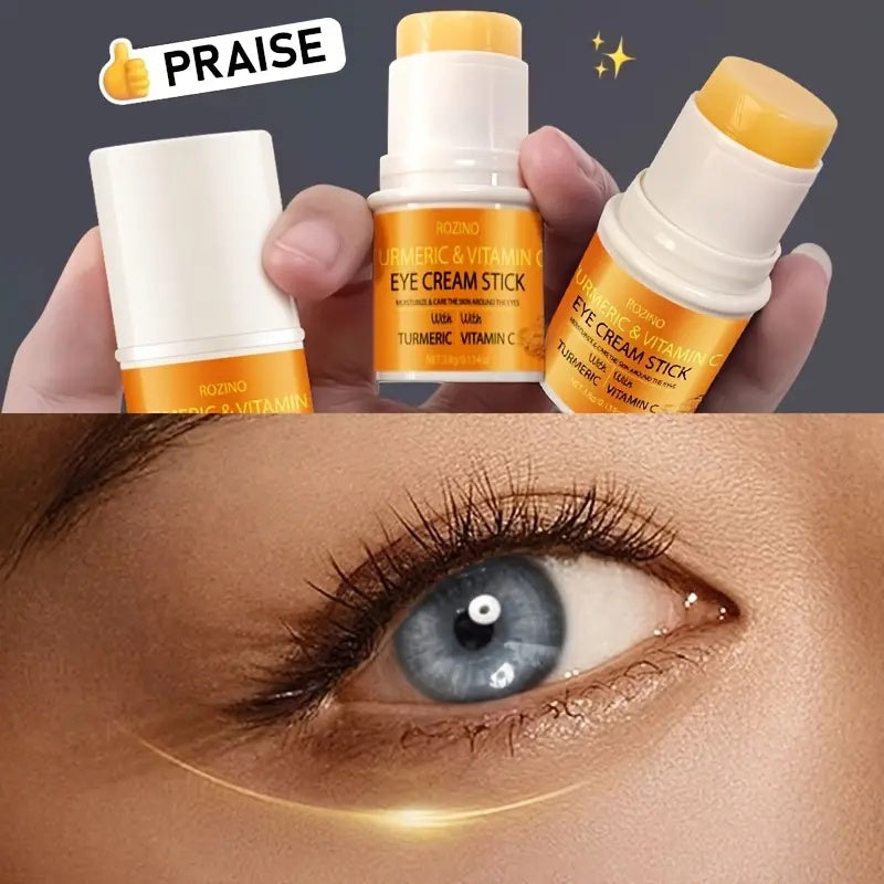 ROZINO Turmeric Eye Cream Stick - Hydrating Firming Anti-Wrinkle Treatment