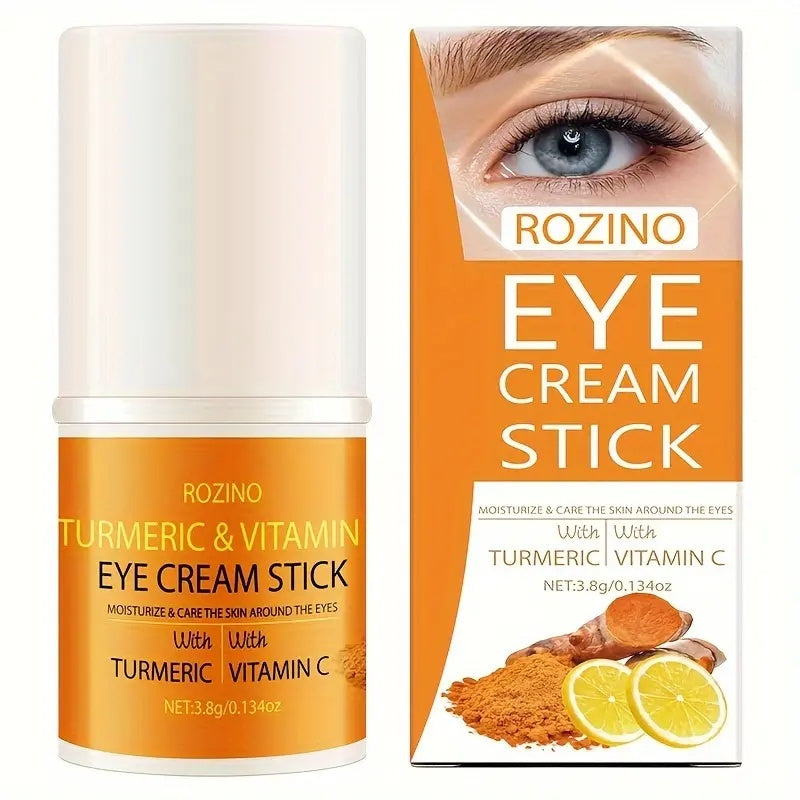ROZINO Turmeric Eye Cream Stick - Hydrating Firming Anti-Wrinkle Treatment